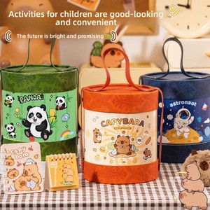 Nuevo Set de Regalo de Papelería Promocional para Oficina, Planificador <span class=keywords><strong>con</strong></span> Diseño de Capibara Abrazando una Lata, Ideal para Niñas, Regalo de Cumpleaños Perfecto - Product Image 1