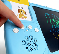 Kartu Flash Berbicara untuk Balita 8 Inci dengan Tablet 2-in-1 LCD, 112 Kartu, OEM, Mainan Edukasi Anak