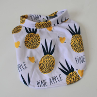 Haute qualité luxe vêtements pour animaux de compagnie été doux à capuche chien t-shirt chat pull Logo personnalisé tissu