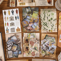 Autocollants adhésifs en papier spécial vintage personnalisés, autocollants décoratifs pour journal DIY, ensembles d'autocollants