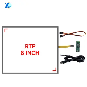 Thông minh gương nhà công nghiệp điều khiển cảm ứng 8 inch 4 dây 4 dây USB touchpanel điện trở lớp phủ 8 inch 9inch cảm ứng bảng điều chỉnh cho 8"