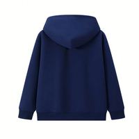 Sweat-shirts à capuche pour bébés en polaire polyester avec logo imprimé personnalisé, brodés, vierges pour sublimation, pour enfants garçons et filles
