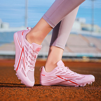 Chaussures de course à pointes unisexe légères et respirantes, vente en gros directe usine, chaussures de sport à crampons haute élasticité et amortissantes