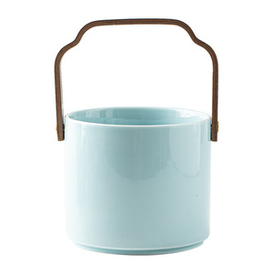 Panier à fruits en céramique Wu Xi Tang avec poignée, en porcelaine, pour fruits secs, thé et collations - Product Image 5