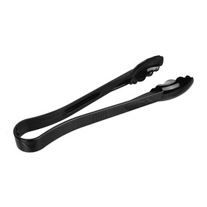 Resistente duro PC utensili da servizio in plastica grande insalata pinza per cucina festa cibo Buffet di plastica nera per servire Clip smerlato - Product Image 4