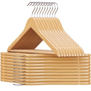 <span class=keywords><strong>SONGMICS</strong></span> – cintres en bois pour exposition de vêtements, porte-manteau antidérapant, cintres en bois, 20 pièces - Product Image 1