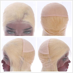 Peluca de Cabello Humano Brasileño Remy con Ondas Corporales, Color Rubio 613, con Encaje Completo y Cabello de Bebé, Pre-Plucked - Product Image 6