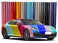 TPU Ultra-Matte Colored PPF Film Pelindung Cat Mobil Berwarna yang Dapat Berubah Warna 7.5mil Laris Terjual