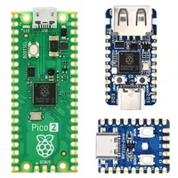Placa de Desarrollo Raspberry Pi RP2350 USB A/C/Zero, Placa de Expansión Waveshare RP2350A, Programable para Pi Pico 2 Tipo-A/C