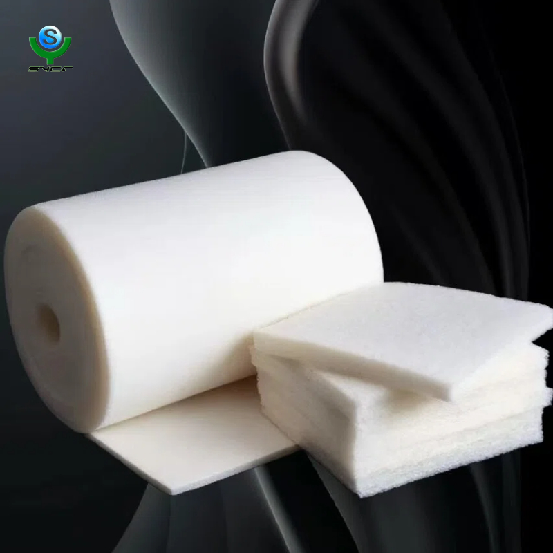 G4 Polyester Synthetic Fiber Cotton Ceiling Filter Pre Air Filter Raw Material Media Roll