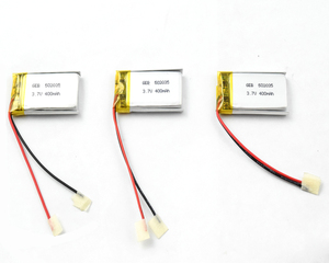 GEB fábrica al por mayor de 3,7 V recargable 400mAh lipo 602035 batería de polímero de litio para portátil móvil reloj - Product Image 4