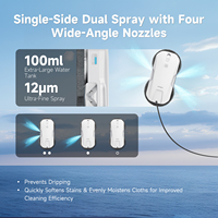 Robot Limpiacristales Eléctrico T11 Ultra Silencioso (<63dB), 3 Modos de Limpieza, Control Remoto por APP y 2.4G, Totalmente Automático para el Hogar