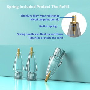 Punta de Repuesto para Lápiz Óptico Resistente al Desgaste, Punta de Metal Transparente para <span class=keywords><strong>Apple</strong></span> <span class=keywords><strong>Pencil</strong></span> de 1ª y 2ª Generación - Product Image 4