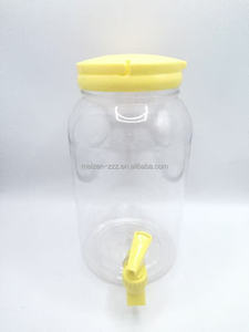 <span class=keywords><strong>Carafe</strong></span> en plastique de grande capacité Pichet PET Party Cold Juice Beer Conteneur en plastique transparent Distributeur de boissons Ensemble avec <span class=keywords><strong>robinet</strong></span> - Product Image 4