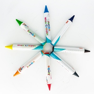 Crayons de cire flexibles colorés de qualité supérieure pour enfants, en vrac - Product Image 3