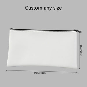 MOQ 100 Pezzi <span class=keywords><strong>Borsa</strong></span> Portadenaro Personalizzata con Logo Stampato, Sacchetto Colorato in Pelle PU per Deposito Contanti - Product Image 3
