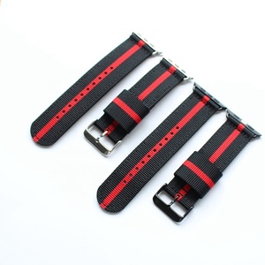 <span class=keywords><strong>Correa</strong></span> de nailon para reloj inteligente <span class=keywords><strong>Apple</strong></span>, repuesto de <span class=keywords><strong>camuflaje</strong></span> personalizado de alta calidad, 2 piezas - Product Image 4
