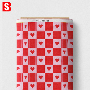 Tissu en voile de coton Bessi 100% coton biologique avec un motif géométrique coloré et mignon imprimé, léger pour les vêtements des enfants - Product Image 4