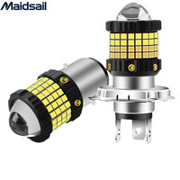 Nouvel Arrivage Approvisionnement Transfrontalier Phare LED Haute Luminosité pour Moto et Voiture, Remplacement Blanc Ambre Double Couleur