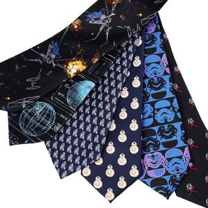 Cravatte Formali Traspiranti Economiche All'Ingrosso 100% Poliestere Stampate a Trasferimento Termico 6-8CM con Logo Personalizzato per Uomo Doppio Spazzolamento - Product Image 3