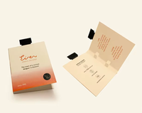 | Papier recyclé avec serrure parfumée | Estampage à base d'eau | Vente en gros | Cartes de buvard de parfum Eco