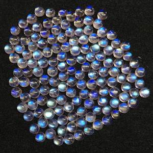 Vivaaz Gems offre haute qualité AAA IGI certifié 7mm 8mm naturel arc-en-ciel pierre de lune Cabochon calibré pierres précieuses en vrac en gros - Product Image 2