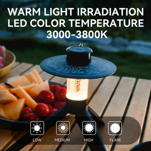 مصباح تخييم خارجي وارسن CP66 ثلاثة في واحد متعدد الوظائف مع حامل ثلاثي القوائم، مصباح <span class=keywords><strong>LED</strong></span> للتخييم مع شحن سريع من نوع C وإضاءة محيطة - Product Image 5