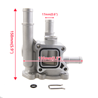 Couvercle de boîtier de thermostat de refroidissement moteur en aluminium 96984103 96817255 pour Chevrolet Cruze Aveo Opel Astra