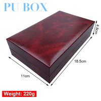 Usine religieuse ZhuoDian vendant la dernière version améliorée de la croix pectorale d'évêque, grand rectangle, boîte cadeau en PU rouge