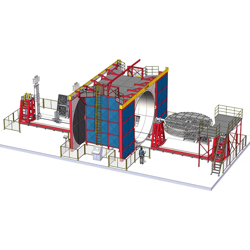 เครื่องเทอร์โมพลาสติกเครื่องรถรับส่ง Rotomolding สำหรับทำถังน้ำ