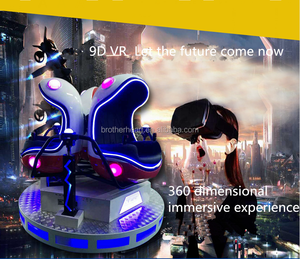 . Vente la plus chaude 360 degrés 3 sièges 9d vr oeuf chaise cinéma pour centre commercial vr cinéma théâtres - Product Image 5