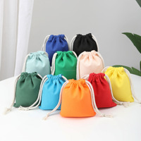 Sac à cordon en toile vierge, pochette de rangement anti-poussière en tissu pour cadeaux, sac d'emballage réutilisable avec logo personnalisé pour chaussures, vêtements, riz, vente en gros