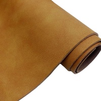 Mate 2 mm imitación de piel de cordero gamuza cuero Artificial sintético PU Faux cuero para Zapatos Ropa superior accesorios artesanías