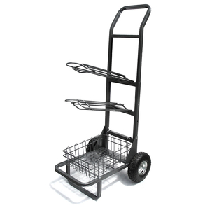 <span class=keywords><strong>Chariot</strong></span> à roulettes métallique personnalisé pour équipement équestre avec panier en fil métallique, support de rangement pour équipement d'équitation, fourniture directe d'usine OEM - Product Image 2