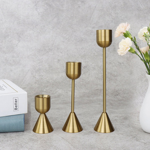 Metal Column <strong>Brass</strong> <strong>Candle</strong> <strong>Holder</strong> Mushroom Shape Variety Size Taper Copper Candlestick <strong>Holder</strong> - Product Image 1