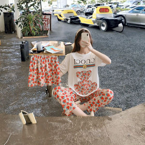 Chemise de nuit ample en maille douce pour femme, couleur unie, col rond, confortable pour le quotidien, robe de pyjama pour femme - Product Image 2