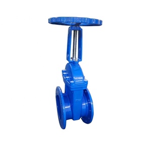 วาล์วประตูเหล็กดัดเหนียว GGG50 มาตรฐาน DIN3352 แบบก้านยก F4 ขนาด DN150 PN16 - Product Image 4