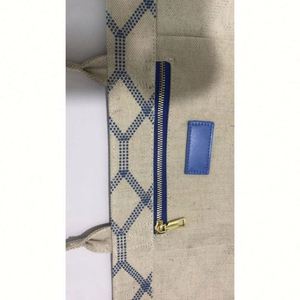 Sac fourre-tout en toile blanche robuste pour femme, imperméable, réutilisable, avec poignée en ruban, insert tissé mignon, pour le quotidien, le shopping et la plage - Product Image 2