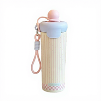 Vaso Infantil de Acero Inoxidable con Aislamiento al Vacío por Presión de Aire, Diseño Moderno, Antiderrames, con Aislamiento Térmico de 6 a 12 Horas