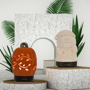 Thiết bị gia dụng thông minh tinh dầu khuếch tán hương thơm siêu âm gốm bí ngô trang trí khuếch tán chai tạo độ ẩm - Product Image 2