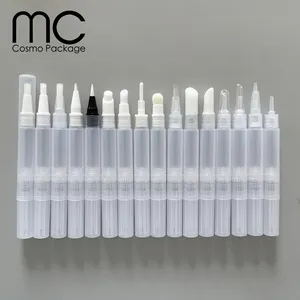 T201 plastique pur PP PCR 2ml 3ml vide Gel anti-acné stylo torsadé cosmétique Tube d'élimination des taches de rousseur conteneur de blanchiment des dents