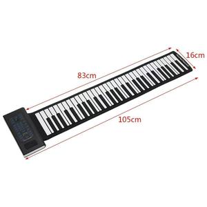 <span class=keywords><strong>Piano</strong></span> Digital Eléctrico Portátil Plegable de 61 Teclas y 128 Tonos, <span class=keywords><strong>Piano</strong></span> Enrollable - Product Image 2
