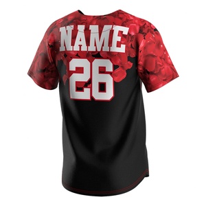Newest Fashion Breathable <b>Hip</b>-hop t Shirts Designs College Uniforms Youth Baseball Jersey - Product Image 6
