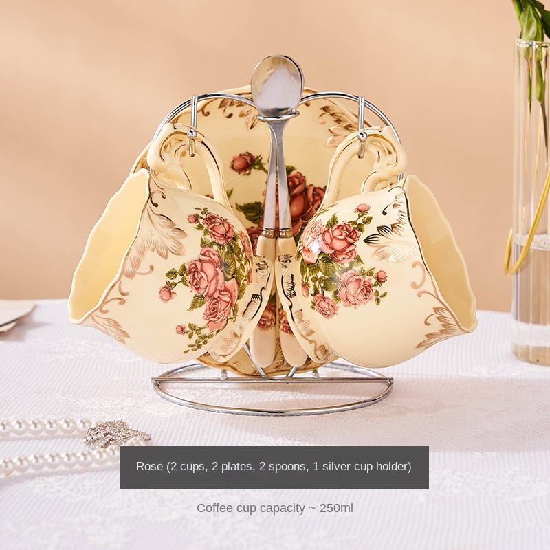 Roses (2 cups 2 plates 2 scoops) rack