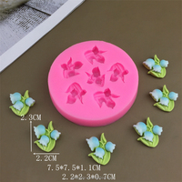 Moule en silicone Fleur de marguerite 'Early Riser' - Petites formes de fleurs pour fondant, chocolat, résine polymère - Idéal pour la décoration de gâteaux