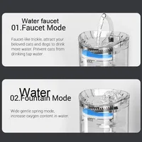 Fontaine à eau intelligente automatique pour chien et chat, filtration en 3 étapes, distributeur d'eau solide ergonomique à faible bruit, charge pour chats/chiens