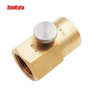 Adaptador de Estación de Recarga de Cilindros de CO2, Adaptador para Botellas de Soda, Válvula de Purga de Latón G1/2-14 W21.8, Conector CGA320, Herramientas Neumáticas OEM - Product Image 2