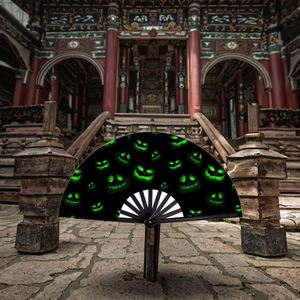 Abanico de bambú de una mano con diseño impreso estilo musical y pintura de ángel, ideal para fiestas, decoración de fiestas, recuerdo o artesanía. - Product Image 2