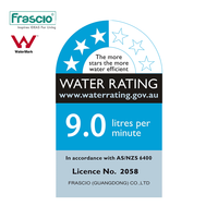 Frascio filigrane encastré dans le mur en laiton robinet de douche robinet inverseur mitigeur en laiton robinets de bain et de douche
