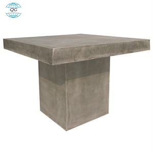 Brickell Collection <span class=keywords><strong>Table</strong></span> à manger carrée moderne en <span class=keywords><strong>béton</strong></span> Ensembles de <span class=keywords><strong>table</strong></span> de <span class=keywords><strong>pique</strong></span>-<span class=keywords><strong>nique</strong></span> durables pour l'intérieur et l'extérieur Cuisine personnalisée Hôtel Villa - Product Image 2